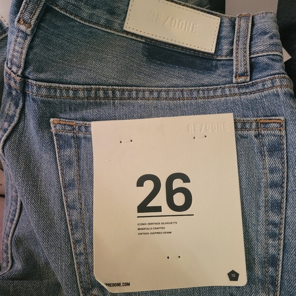 NWT RE/DONE 70'S LOW RISE BELL BOTTOM, SIZE 26 - Picture 9 of 9